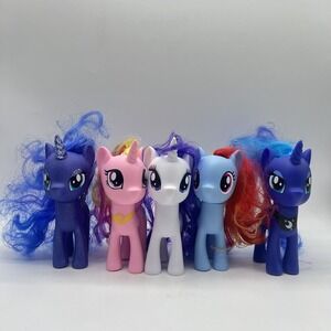 Hasbro My Little Pony Cadence Rarity Rainbow Dash Luna Glitter‎ 2016 Lot 5